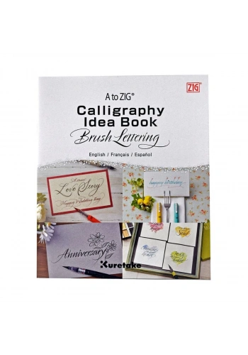 Zig A To Zig Calligraphy İdea Kaligrafi Eğitim Kıtapcığı Fude Pens INTX500-811