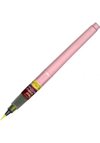 Zig Brush Writer II Fırça Uçlu Kalem Pure Yellow 050