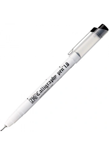 Zig Calligraphy Pen Arabic Yan Kesik Kaligrafi Kalemi 1.0 mm. Siyah