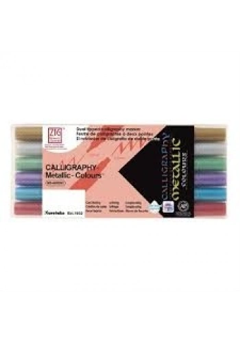 Zig Kaligrafi Kalem Seti Metalik Karışık Renkler MS-8400