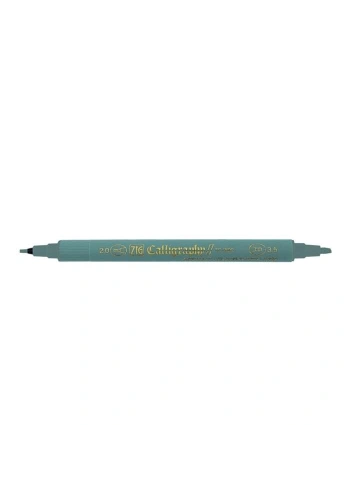 Zig Kaligrafi Kalemi Çift Uçlu TC-3100 92 Blue Gray