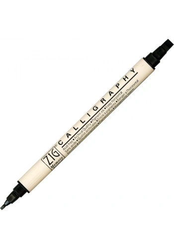 Zig Kaligrafi Kalemi Metalik Ms-3400 010 Pure Black