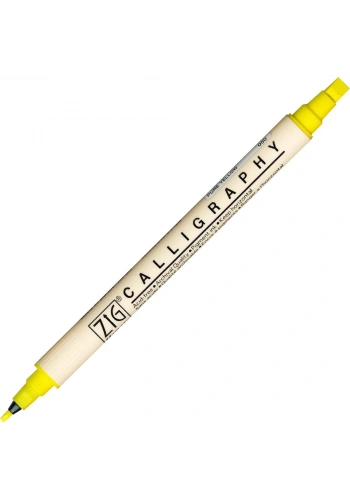 Zig Kaligrafi Kalemi Metalik Ms-3400 050 Pure Yellow