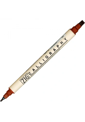 Zig Kaligrafi Kalemi Metalik Ms-3400 060 Pure Brown