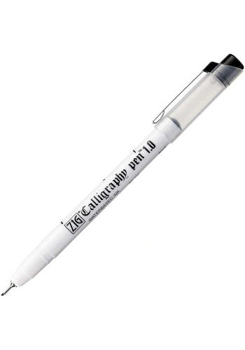 Zig Kaligrafi Kalemi PC-100 Yan Kesik Siyah 1.0 mm
