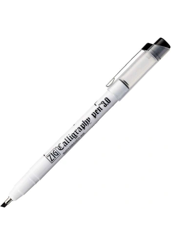 Zig Kaligrafi Kalemi PC-300 Yan Kesik Siyah 3.0 mm