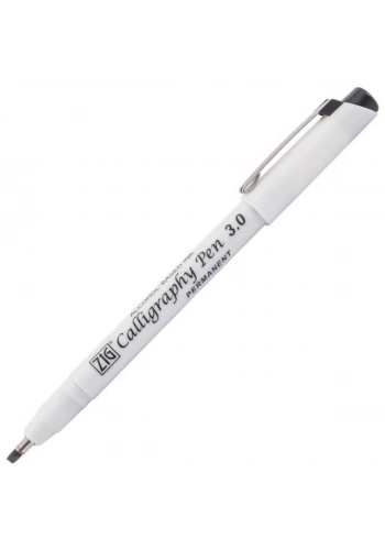 Zig Kaligrafi Kalemi Permanent PCA-310/010 3.0mm Siyah