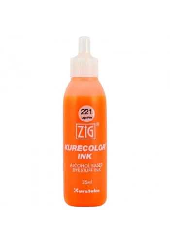 Zig Kurecolor Ink Alkol Bazlı Mürekkep 25ml 222 (221) Light Pink