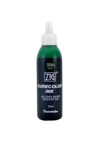 Zig Kurecolor Ink Alkol Bazlı Mürekkep 25ml 508 Green