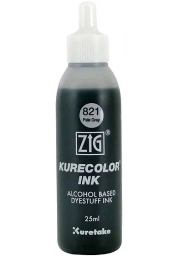 Zig Kurecolor Ink Alkol Bazlı Mürekkep 25ml 821 Pale Gray