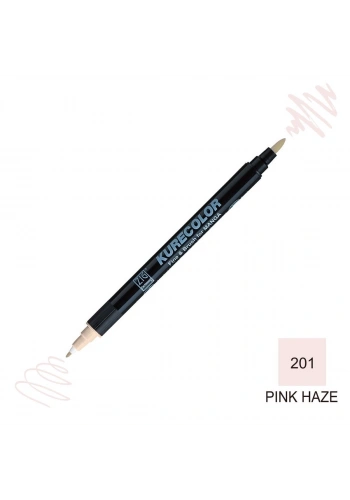 Zig Kurecolor Mangaka Fine&Brush Çift Taraflı Kalem CNKC-2200 No 201 Pink Haze