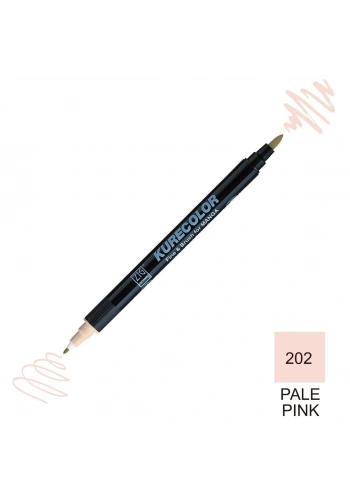 Zig Kurecolor Mangaka Fine&Brush Çift Taraflı Kalem CNKC-2200 No 202 Pale Pink