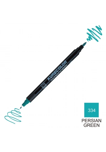 Zig Kurecolor Mangaka Fine&Brush Çift Taraflı Kalem CNKC-2200 No 334 Persian Green