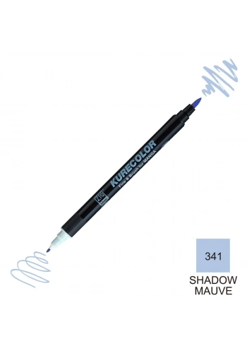 Zig Kurecolor Mangaka Fine&Brush Çift Taraflı Kalem CNKC-2200 No 341 Shadow Mauve
