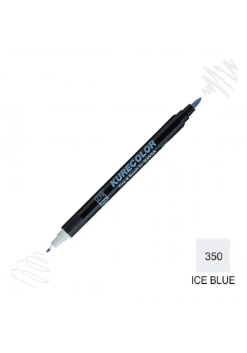 Zig Kurecolor Mangaka Fine&Brush Çift Taraflı Kalem CNKC-2200 No 350 İce Blue