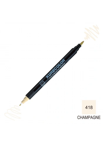 Zig Kurecolor Mangaka Fine&Brush Çift Taraflı Kalem CNKC-2200 No 418 Champagne