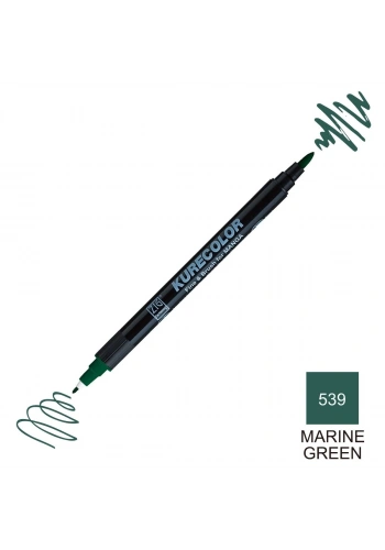 Zig Kurecolor Mangaka Fine&Brush Çift Taraflı Kalem CNKC-2200 No 539 Marine Green