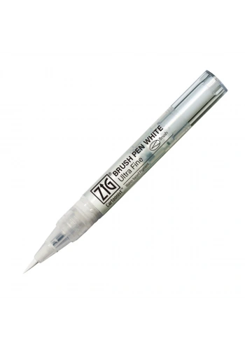 Zig Kuretake Brush Pen White Ultra Fine No: CNBW02-S