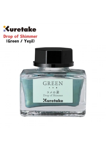 Zig Kuretake Drop of Shimmer Mürekkebi 20gr Green