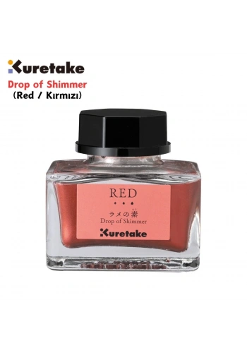 Zig Kuretake Drop of Shimmer Mürekkebi 20gr Red