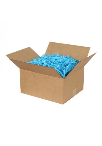 Zikzak Kırpık Kağıt Dolgu Malzemesi - Koyu Mavi - 250Gr.