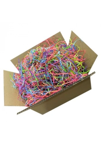 Zikzak Kırpık Kağıt Dolgu Malzemesi -Mix - 1Kg.