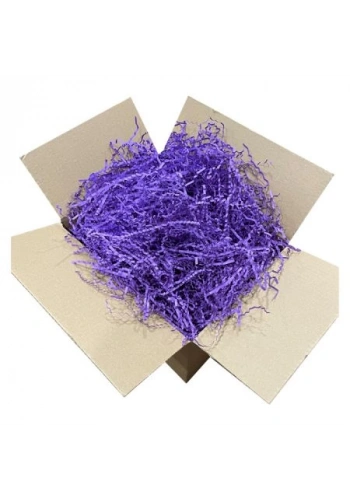 Zikzak Kırpık Kağıt Dolgu Malzemesi - Mor - 1 Kg.