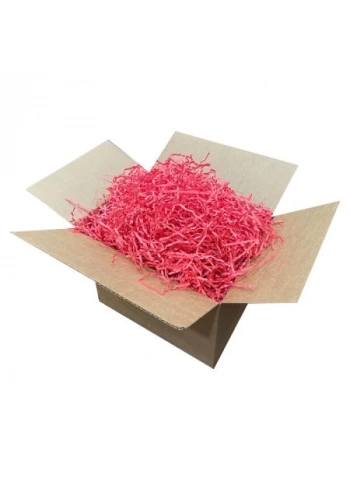 Zikzak Kırpık Kağıt Dolgu Malzemesi -Nar Çiçeği - 1Kg.