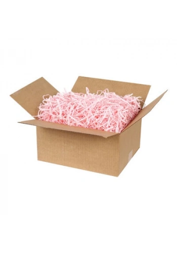 Zikzak Kırpık Kağıt Dolgu Malzemesi - Pembe - 250Gr.