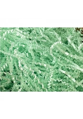 Zikzak Kırpık Kağıt Dolgu Malzemesi - Su Yeşili - 250Gr.