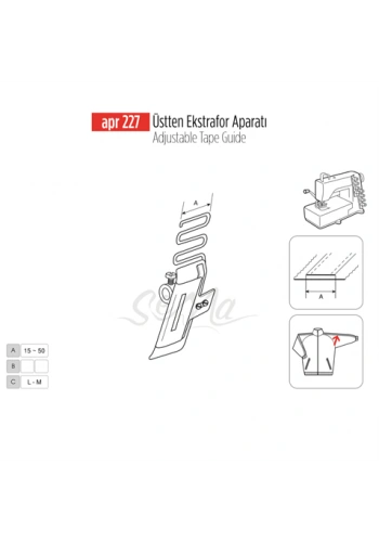 Üstten Ekstrafor Aparatı 30mm / APR 227