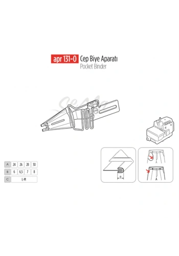 Cep Biye Apara 24mm / APR 131-0