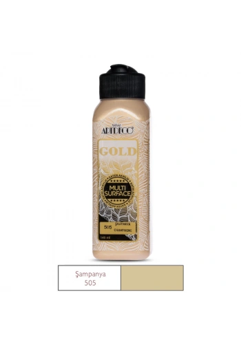 ARTDECO 71R GOLD METALİK AKRİLİK BOYA 505 ŞAMPANYA 140ml