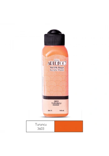 Artdeco Akrilik Boya 140ml Turuncu 3603