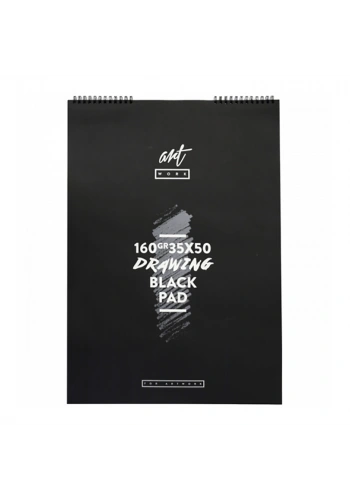 Artwork Siyah Çizim Blok 35x50 160 g 15 yp