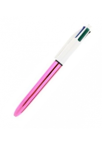 BİC 4 COLORS SHİNE FONKSİYONLU TÜKENMEZ KALEM M PEMBE (902128)
