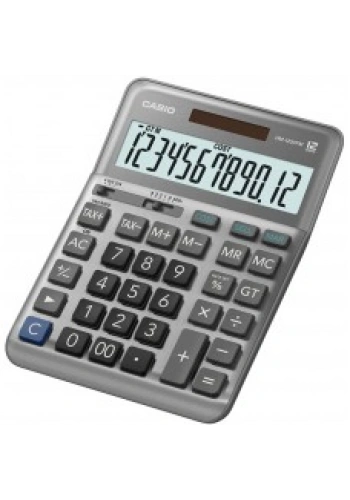 CASİO DM-1200 FM MASA ÜSTÜ HESAP MAKİNESİ 12 HANE METAL YÜZEY BÜYÜK BOY (TAX ÇİFT HAFIZA)
