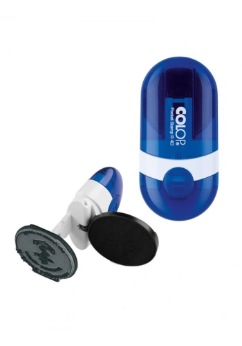 COLOP CEP R40 MAVİ KASA MAVİ KEÇE - 40MM