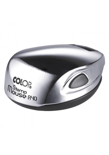COLOP STAMP MOUSE R40 KROM KASA MAVİ KEÇE - 40MM