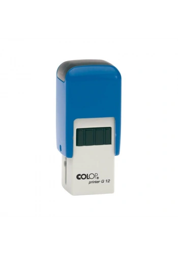 COLOP Q12 KARE MAVİ KASA MAVİ KEÇE - 12X12MM