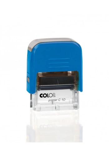 COLOP PRINTER C10 MAVİ KASA SİYAH KEÇE - 10X27MM