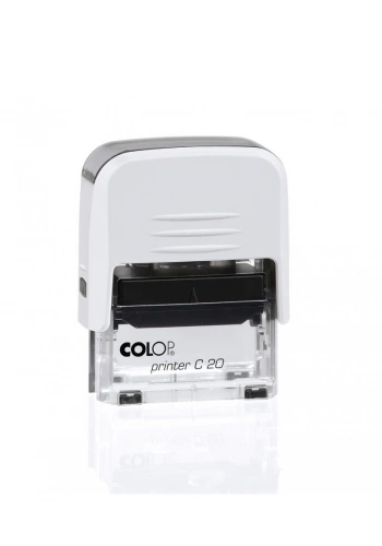 COLOP PRINTER C20 BEYAZ KASA SİYAH KEÇE - 14X38MM