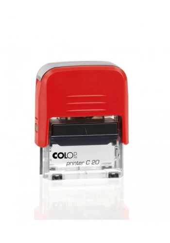 COLOP PRINTER C20 KIRMIZI KASA SİYAH KEÇE - 14X38MM