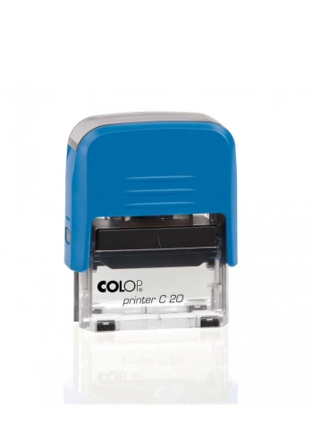 COLOP PRINTER C20 MAVİ KASA SİYAH KEÇE - 14X38MM