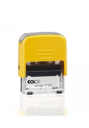 COLOP PRINTER C20 SARI KASA SİYAH KEÇE - 14X38MM