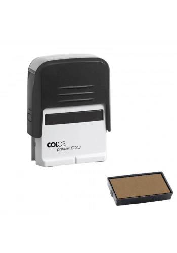 COLOP PRINTER C20 SİYAH KASA KURU KEÇE - 14X38MM