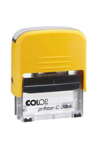 COLOP PRINTER C30 SARI KASA SİYAH KEÇE - 18X47MM