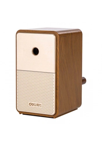 DELİ 71160 AHŞAP SİVRİLİK AYARLI MASA ÜSTÜ KALEMTRAŞ KAHVERENGİ