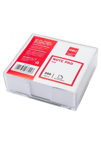 DELİ 7601 KÜPNOT KAĞIDI 101x96 300 YAPRAK BEYAZ