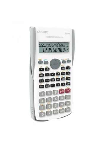 DELİ 82MS 240 BİLİMSEL FONKSİYONLU HESAP MAKİNESİ 12 HANE BEYAZ